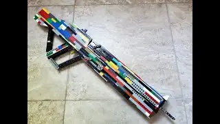(working) LEGO full auto machine gun + removable mag