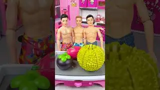 Satisfying With Unboxing Doll Kitchen Set Toys, ASMR Video #shorts