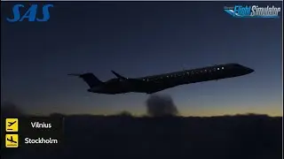 Vilnius to Stockholm - MSFS 2020 - SAS - Say Intentions AI
