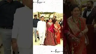 BRIDE ENTRY WITH HER PARENTS 💖 || #cinematicshoots || #bride ❣️  || A STUNNING AND GORGEOUS BRIDE 🥰