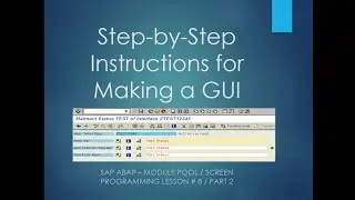 How to Create the Perfect SAP ABAP GUI Steps  Add Menu Step!