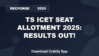 TS ICET 2025 Seat Allotment Results | Telangana MBA Admission Update