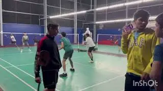 Under 17 Double #badminton #hardwork #sports #health #gameplay 