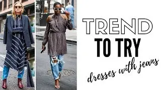 How To Style Dresses With Pants | Fashion Trends 2018