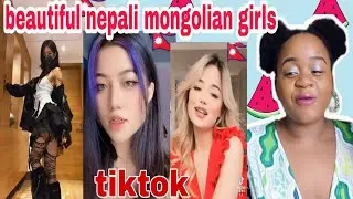 The most Beautiful and Cute Nepali Mongolian Girls Tiktok Videos ( Reaction )