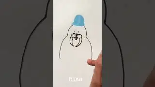 #drawing #cartoon # walrus#fish #painting #funny #art #acrylicpainting #tutorial #draw #seal