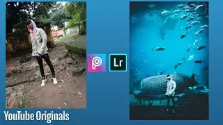 VISUAL EDITING + SCRIBBLE EFFECT | ADOBE LIGHTROOM MOBILE | PICSART | Free Preset