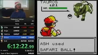 Pokemon Yellow Ash% speedrun in 7:13:37