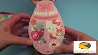 Surprise Egg Lunchbox! Hello Kitty Edition!  With Giant JUMBO Surprise Egg!