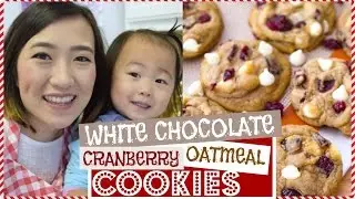 HOW TO MAKE WHITE CHOCOLATE CRANBERRY OATMEAL COOKIES! #YTMM COLLAB!
