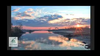 Nov 1 2025 sunrise at Ottawa National Wildlife Refuge