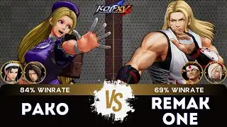 KOF XV ▰ PAKO (Hinako/Duo Lon/Chizuru) 🆚 REMAK ONE (Joe/Andy/Ash) 🎞️Replay Match
