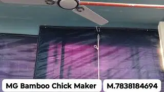 BambooBalconyChick Maker PAN INDIA INSTALLATION Service Available7838184694(@mgbamboohutmaker2011