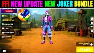 FFI New Update | FFI BR Update Game Dev Raj | FFI New Joker Bundle