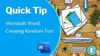 Экономящий время прием: автоматическая генерация случайного текста в Microsoft Word