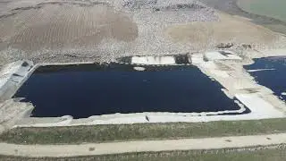 Muntele de gunoi Sintești - Vidra, Martie 2025 (video fără copyright, poate fi utilizat liber)