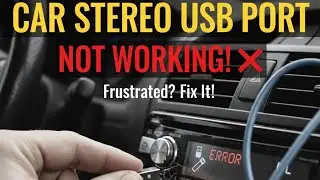 Car Stereo Usb Port Not Working | #repairing | #usb | #errorfix #songs 