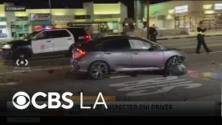 Arleta high-speed pursuit suspect crashes into 2 other vehicles