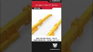 DOUBLE FORKLIFT BOOM | Aardwolf  #aardwolf #blocklifter #materiallift
