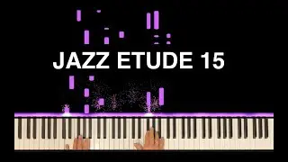 Milan Dvorak - Jazz Etude No. 15 | Piano Visualizer (Top View) | Artem Riabtsev