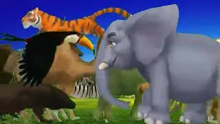 Lomdi bear elephant donkey monkey zebra jungali janvaron ki jabardast running video