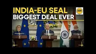India EU Trade Deal  PM Modi, Ursula & Antonio Seal  Mother Of All Deals    DDR Originals #eu #euro