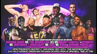 [TITLE MATCH] Spectacular Six RPW Tag Team Championship #RPWDestiny2