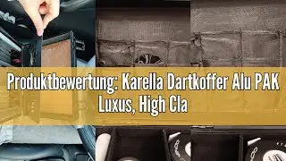Produktbewertung: Karella Dartkoffer Alu PAK Luxus, High Class Profi Etui f&uuml;r 2 Satz Soft- oder Stee