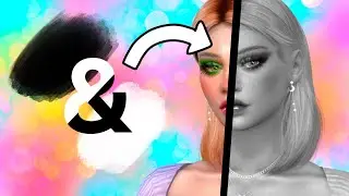 Kann ich einen Sim erstellen ohne Farben zu sehen? | Black & White Challenge | Die Sims 4 | Doris