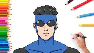 How to draw Invincible step by step | easy comic tutorial