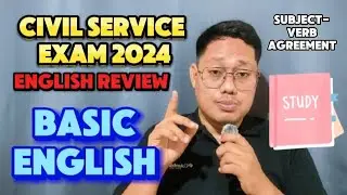 CIVIL SERVICE EXAM 2024 ENGLISH REVIEW (Subject-Verb Agreement)