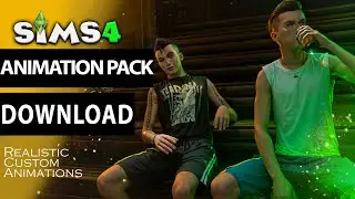 Male conversation Sims 4 Animation pack Download | Realistic Animation