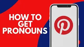 How to get pronouns on pinterest