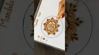 Beautiful easy mandala mehndi design || #mehndi #henna #mandala #art #shorts
