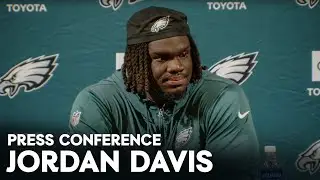 Jordan Davis and More Speak During Eagles OTAs