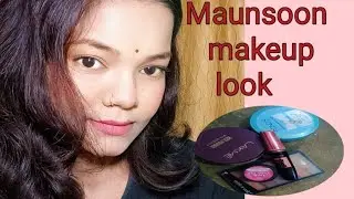 Monsoon makeup look⛈️⛈️/How to create long lasting makeup look.monsoon makeuptutorial.