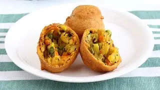 Aloo Bonda with Vegetables | Vegetable Bonda | Dasara & Diwali Recipe