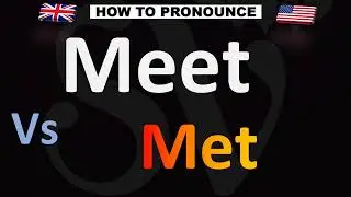 Как произносится Meet и Met