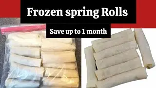 Chicken spring Rolls recipe| Tasty and easy snack recipe | Frozen Food 
