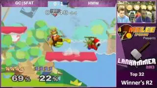 Lanhammer 2013 SSBM - Winners Top 32 - SFAT (Fox) Vs. HMW (Falco)
