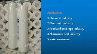 Yitong PP melt-blown filter cartridge