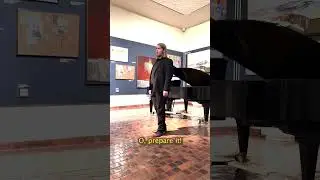 Jamen singing Come Away Come Away Death by Gerald Finzi   Junior Opera Recital 13November2024