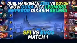 EVOS VS SFI CRITICAL - DUEL MARKSMAN JESS VS DOYOK | LEVEL UP ESPORT TOURNAMENT MATCH 1