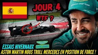 RÉSUMÉ ESSAIS HIVERNAUX JOUR 4 : ASTON MARTIN NOUS TROLL MERCEDES EN POSITION DE FORCE !