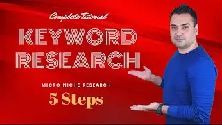 How to Do Keyword Research in 5 Steps? (Ahrefs Micro Niche Selection)