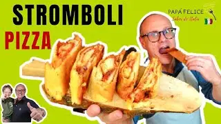🇮🇹 PIZZA Stromboli. ¡Explosiva cómo un volcán!
