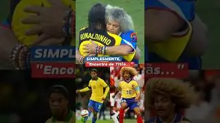 Ronaldinho e Valderrama: O Abra&ccedil;o das Lendas! 👑⚽