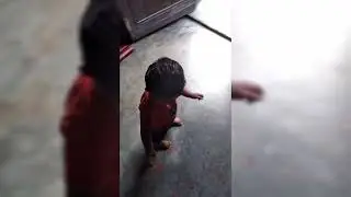 Baby Gitashi Learning to walk | Very Cute