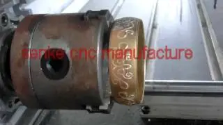 cnc engraving bangles machine working video from senke manufacture