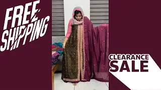 STOCK CLEARANCE SALE:890 FREE SHIPPING.NO RETURN.AFNA FASHION HOME.BOOKING:7736970623.